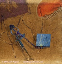 a piece of paper with a clock on it